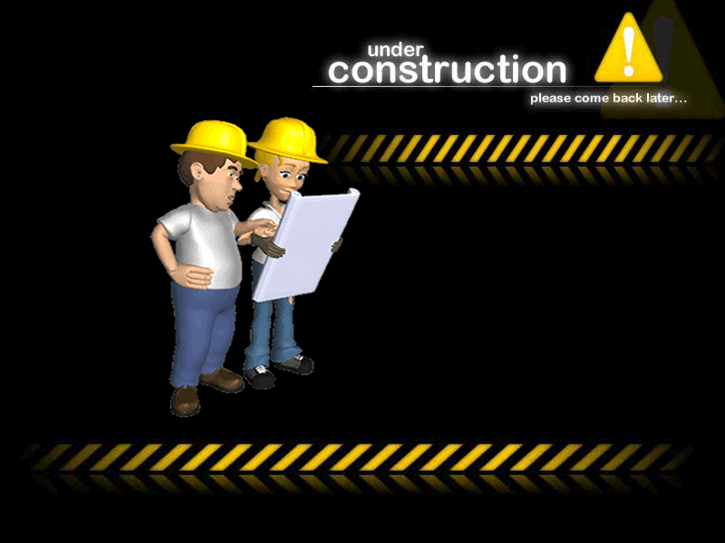Website under construction - animated sign